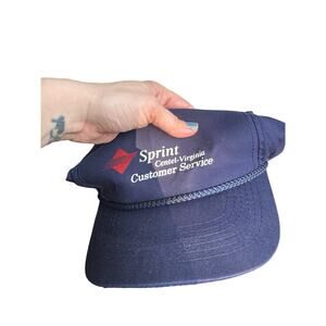 Sprint Centel-Virginia Customer Service Vintage Hat Blue 90s